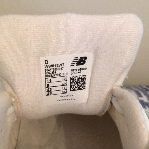 New Balance 812 white shoes, 11 - Picture 10 of 12